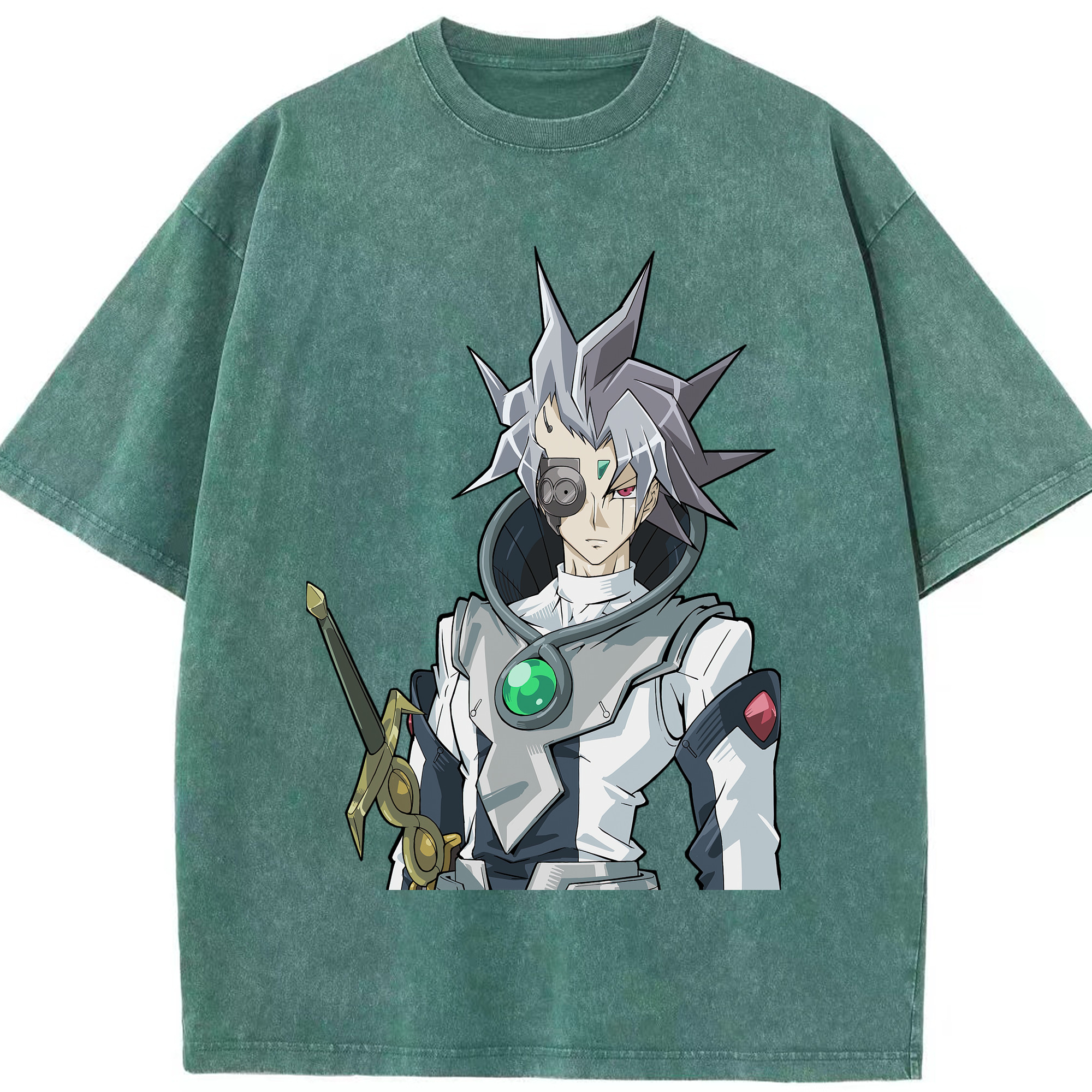 （画像用） 遊☆戯☆王 Yu-Gi-Oh! 綿100% ヴィンテージ風 半袖Tシャツ（フロントプリント）